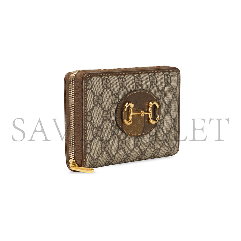 GUCCI HORSEBIT 1955 ZIP AROUND WALLET ‎621889 (19*10*4cm)